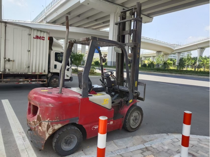贛州二手柴油叉車 3.5噸 二節升高4.5米